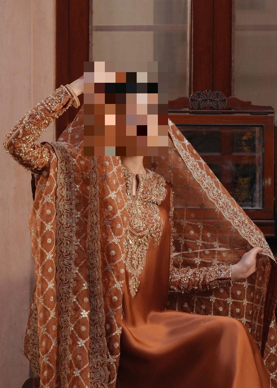 Fatima’s Antique Copper Party Dress