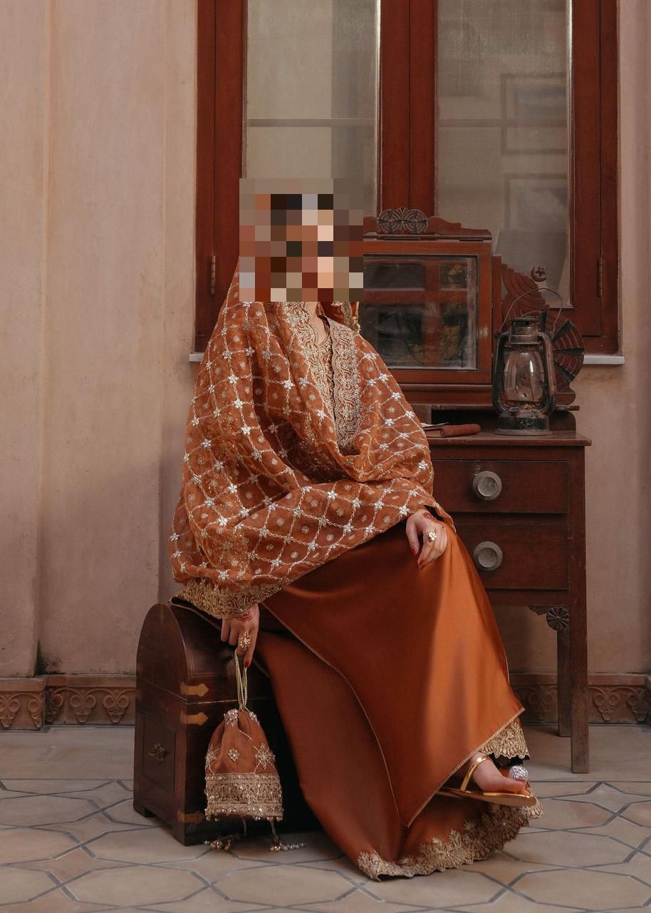 Fatima’s Antique Copper Party Dress