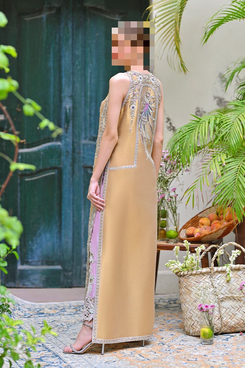 Fatima's Antique Gold Party Dress