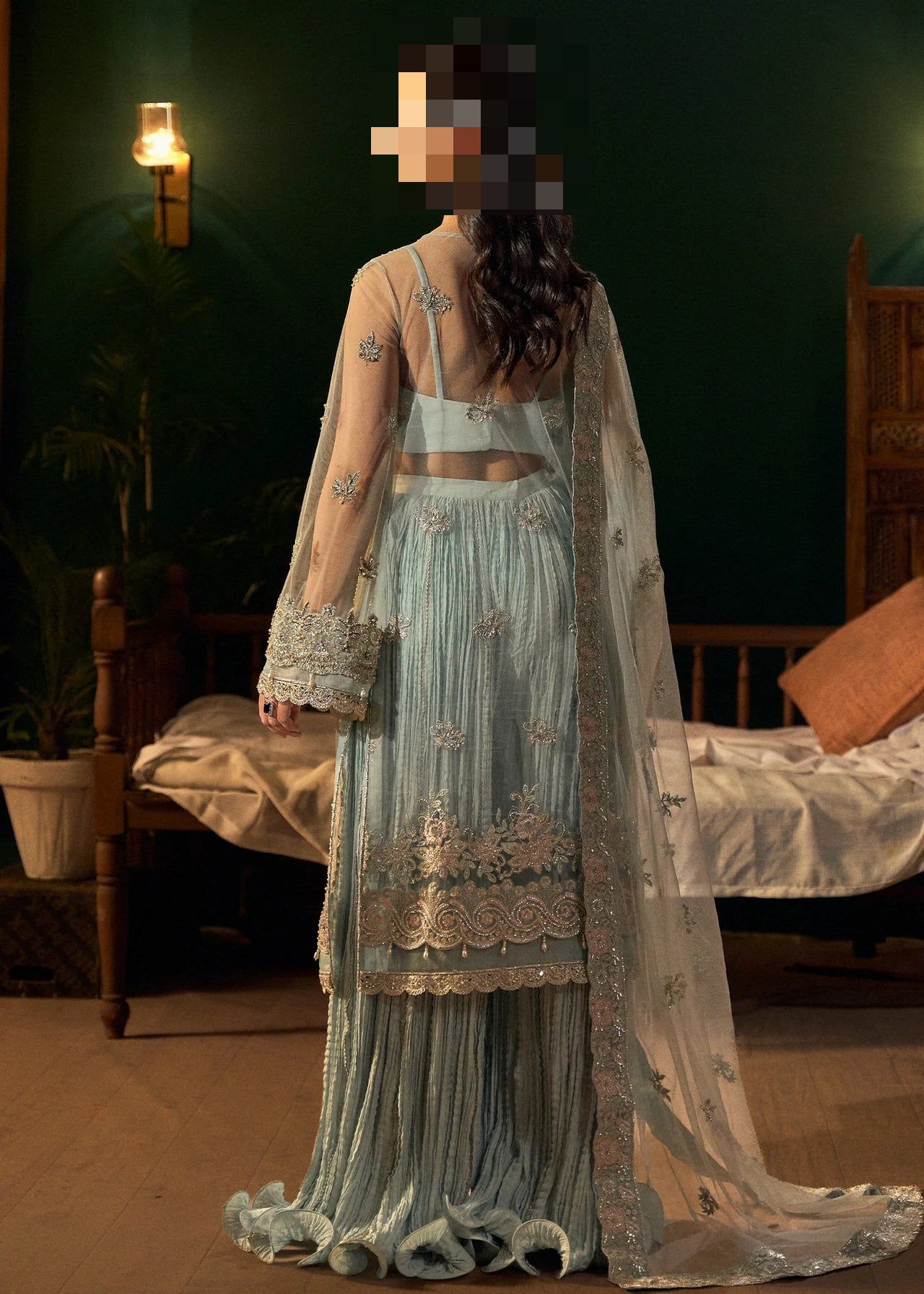 Fatima’s Aqua Mint Party Dress