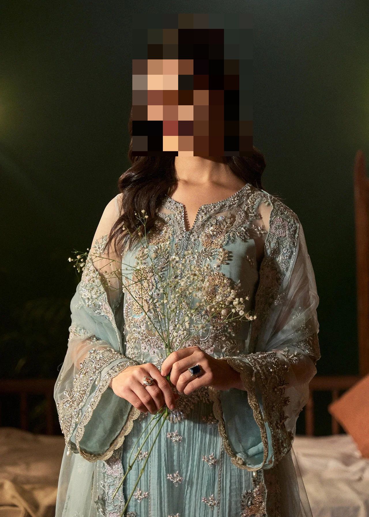 Fatima’s Aqua Mint Party Dress