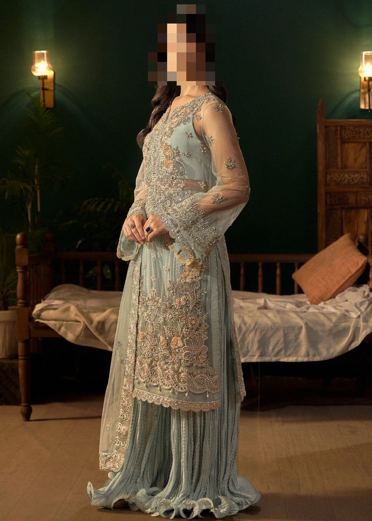Fatima’s Aqua Mint Party Dress
