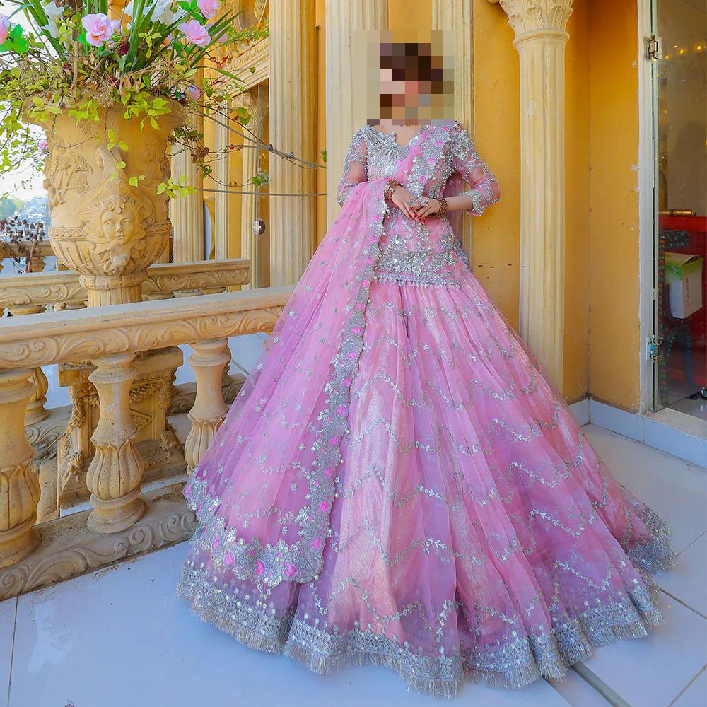 Fatima’s Baby Pink Wedding Dress