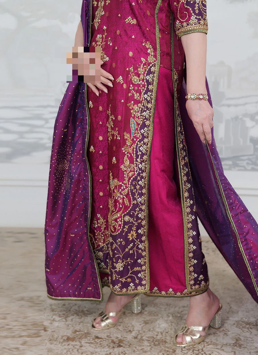 Fatima’s Berry Magenta Party Dress