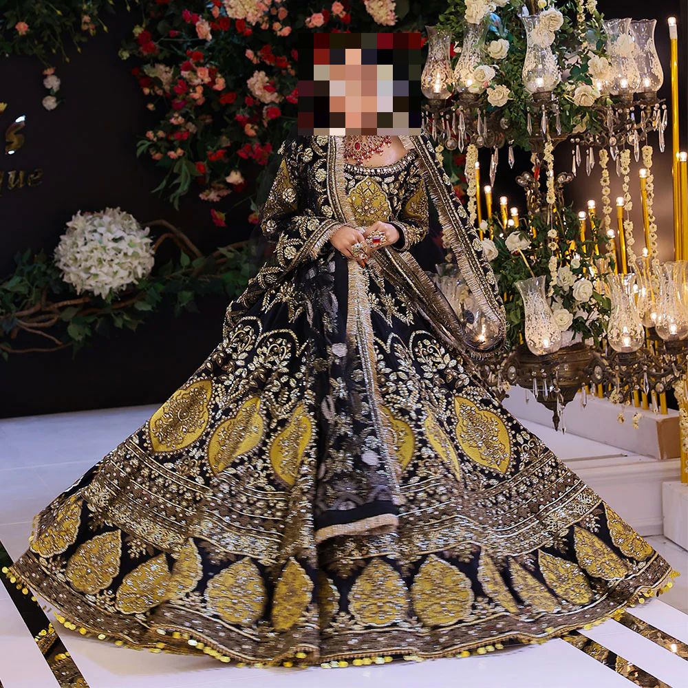 Fatima’s Black & Gold Wedding Dress