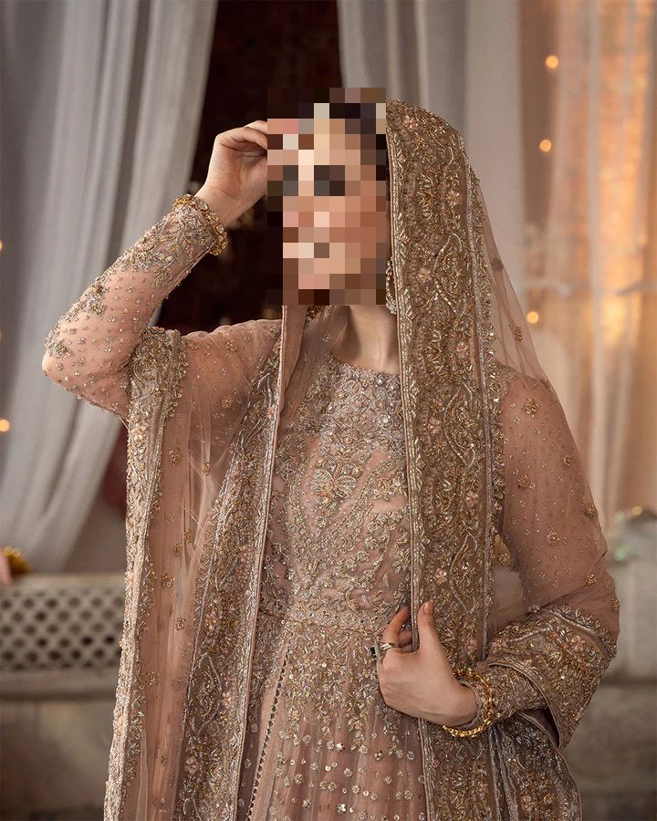 Fatima’s Champagne Blush Bridal Dress