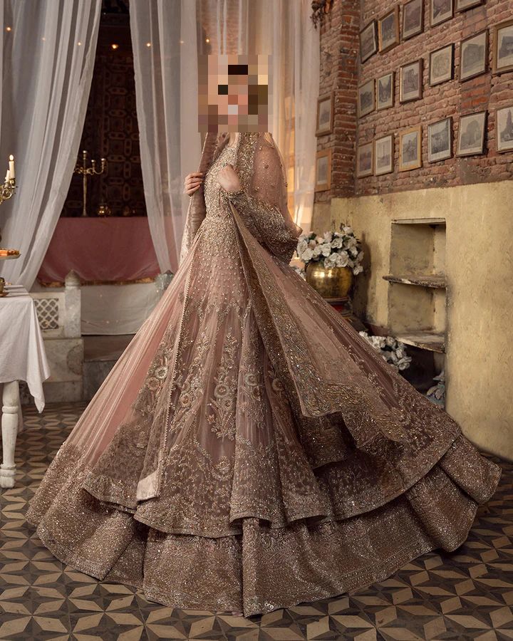 Fatima’s Champagne Blush Bridal Dress