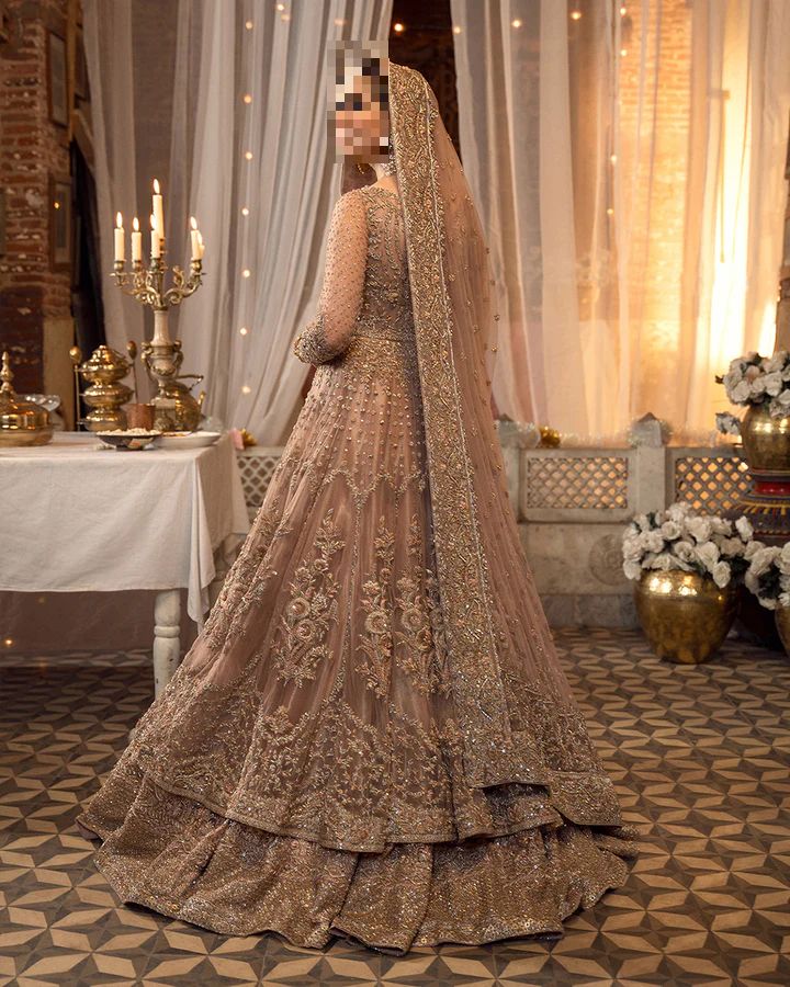 Fatima’s Champagne Blush Bridal Dress