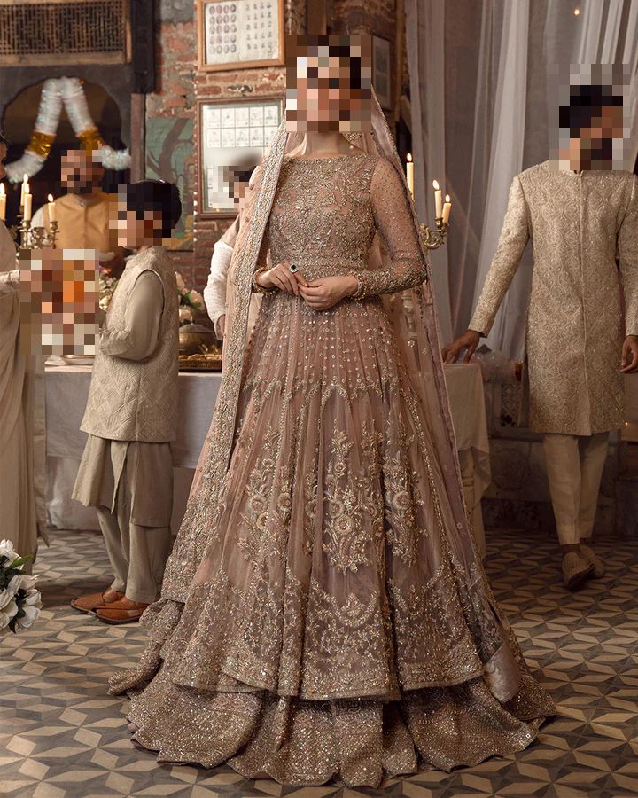 Fatima’s Champagne Blush Bridal Dress