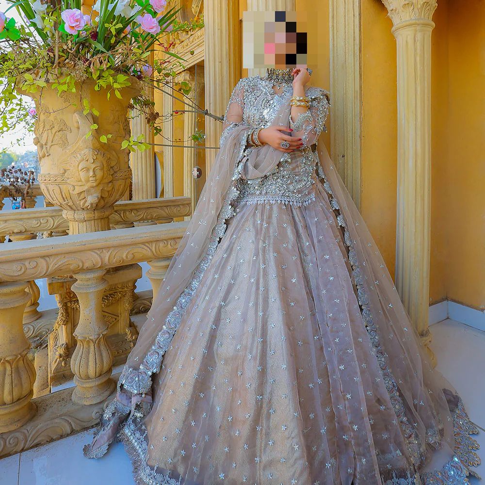 Fatima’s Champagne Gold Wedding Dress