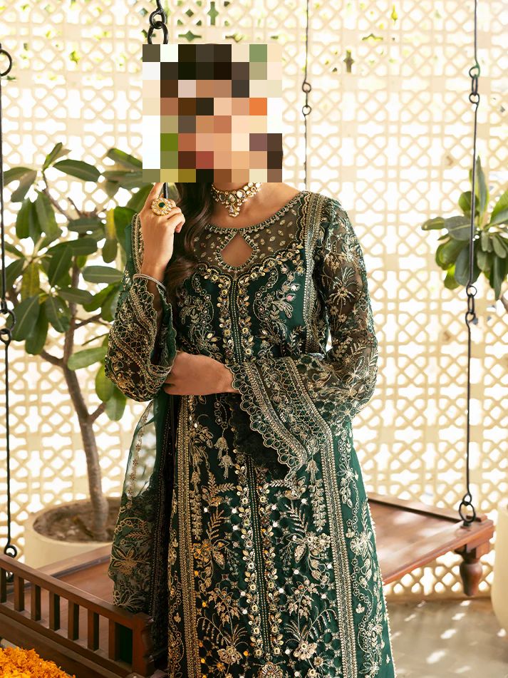 Fatima’s Emerald Green Wedding Dress