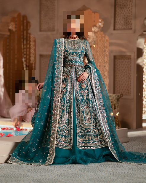 Fatima's Emerald Teal Party Dress