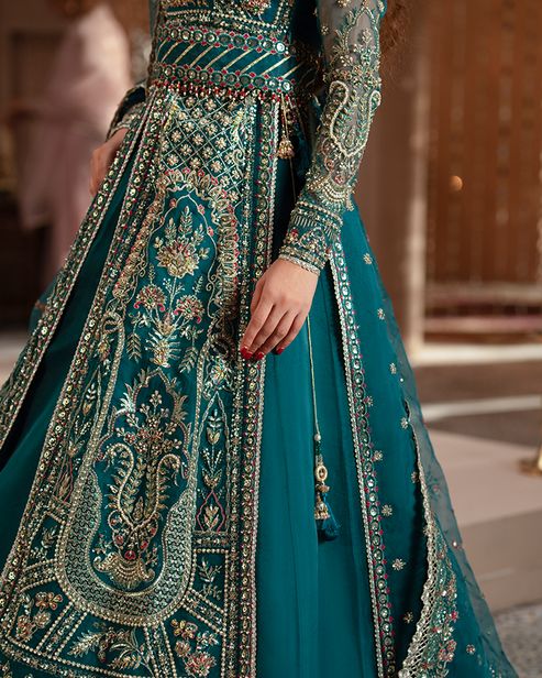 Fatima's Emerald Teal Party Dress