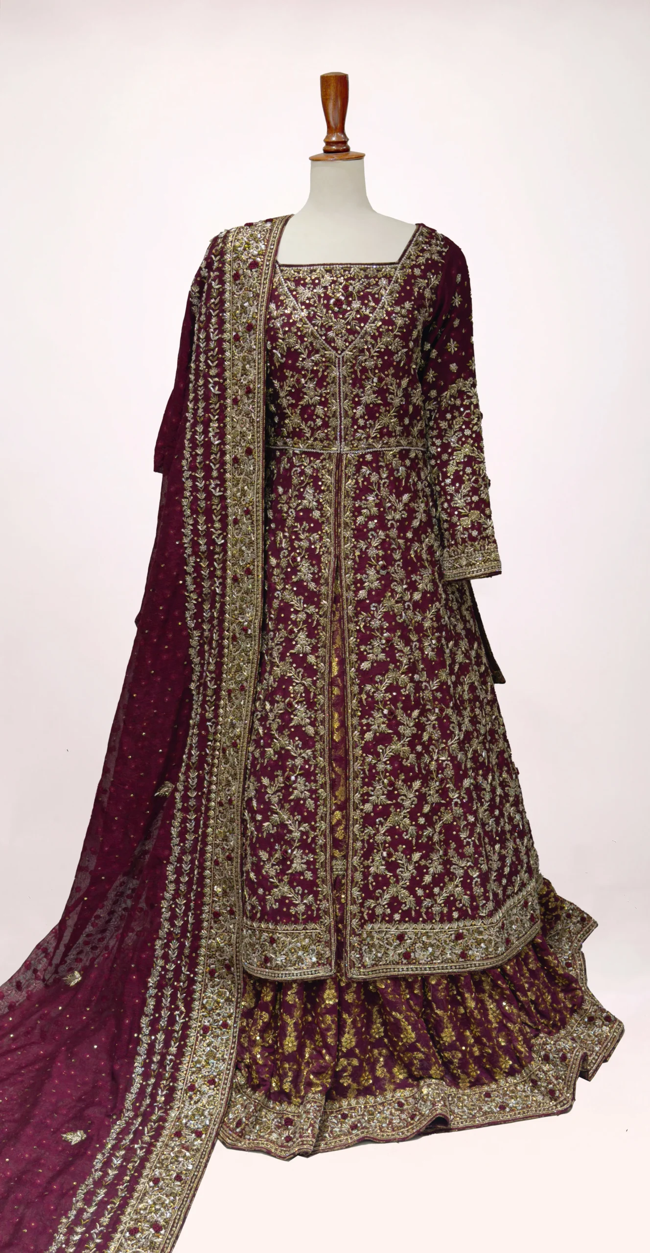 Fatima’s Farshi Lehenga Magenta