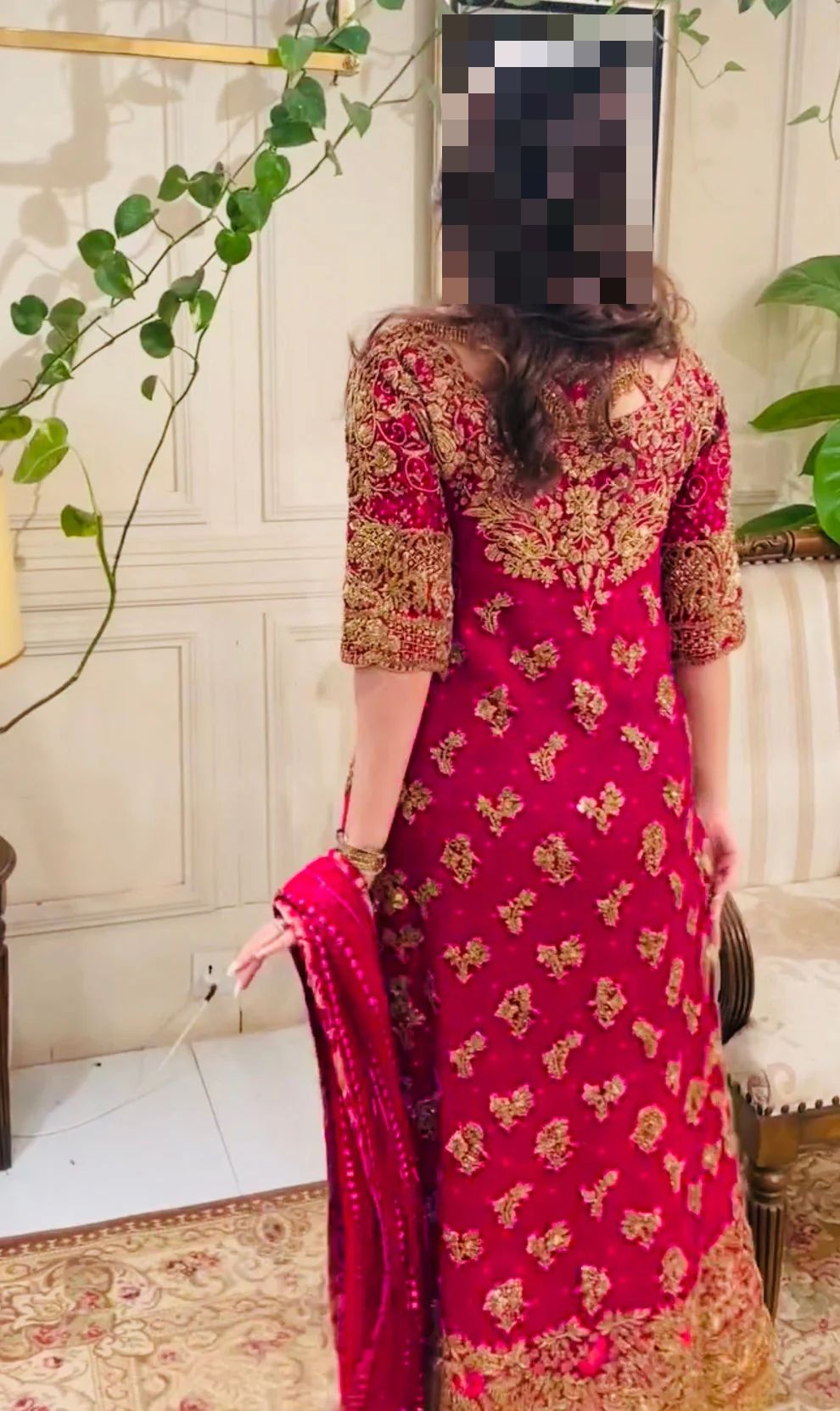 Fatima’s Hot Pink Party Dress