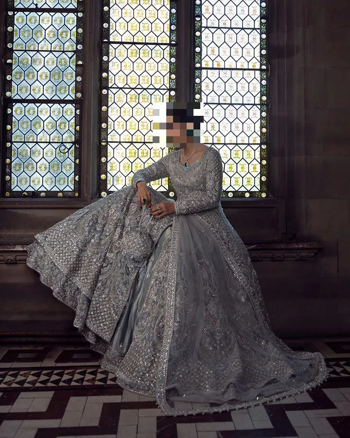 Fatima’s Ice Blue Party Dress