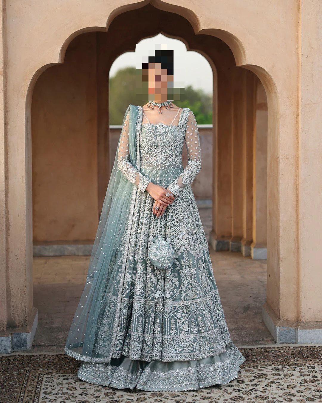 Fatima’s Ice Mint Party Dress