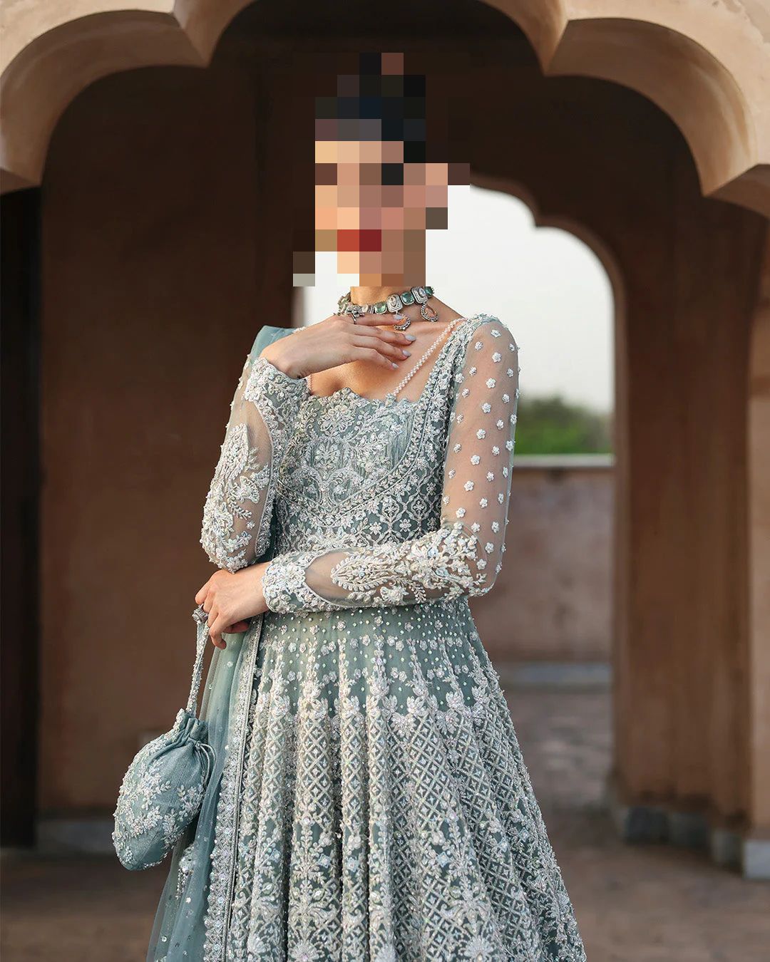 Fatima’s Ice Mint Party Dress
