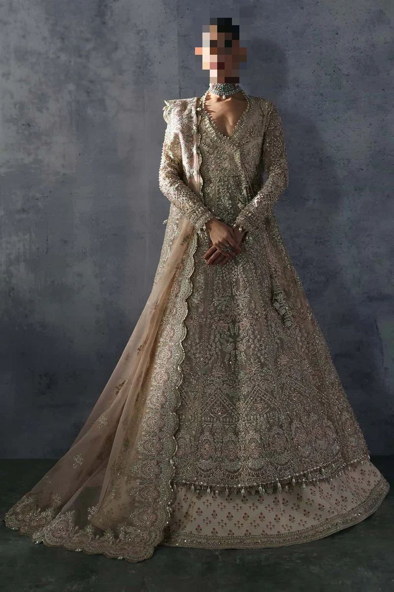 Fatima’s Ivory Champagne Bridal Dress