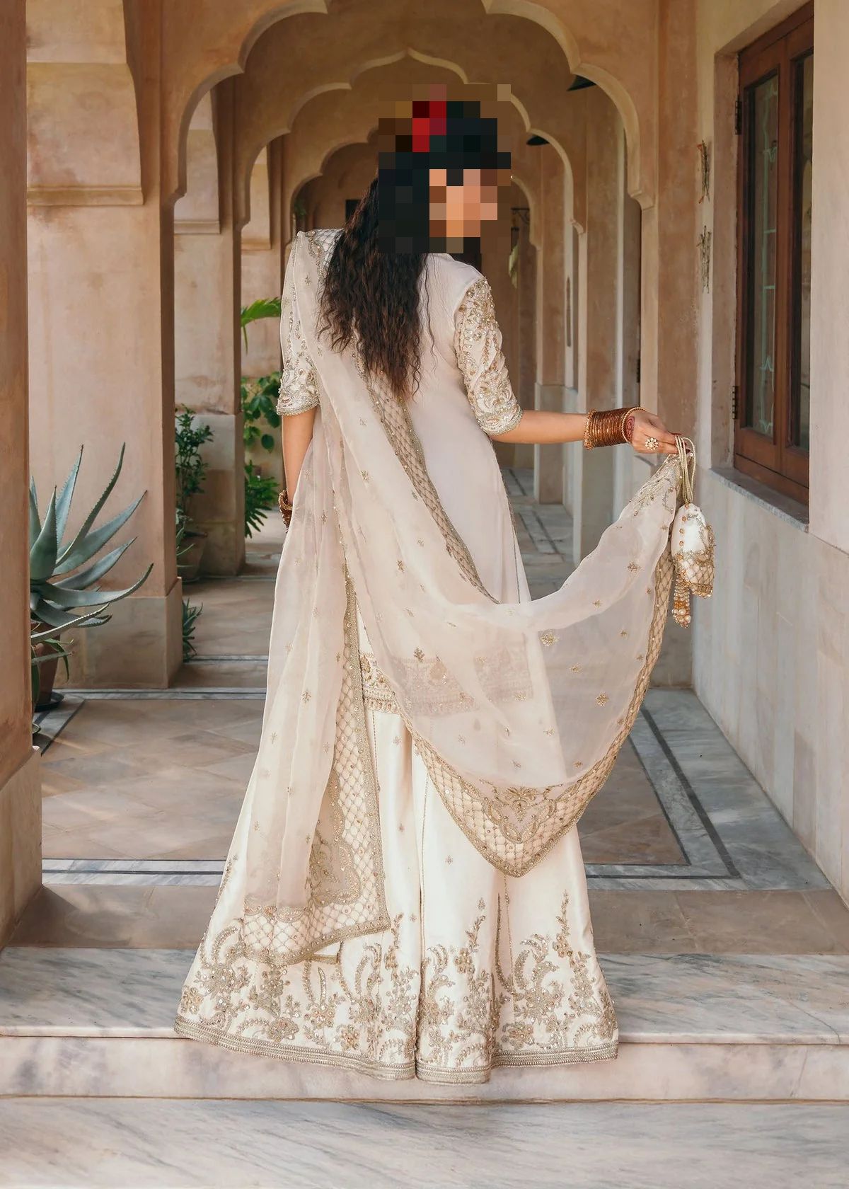 Fatima’s Ivory Cream Party Dress