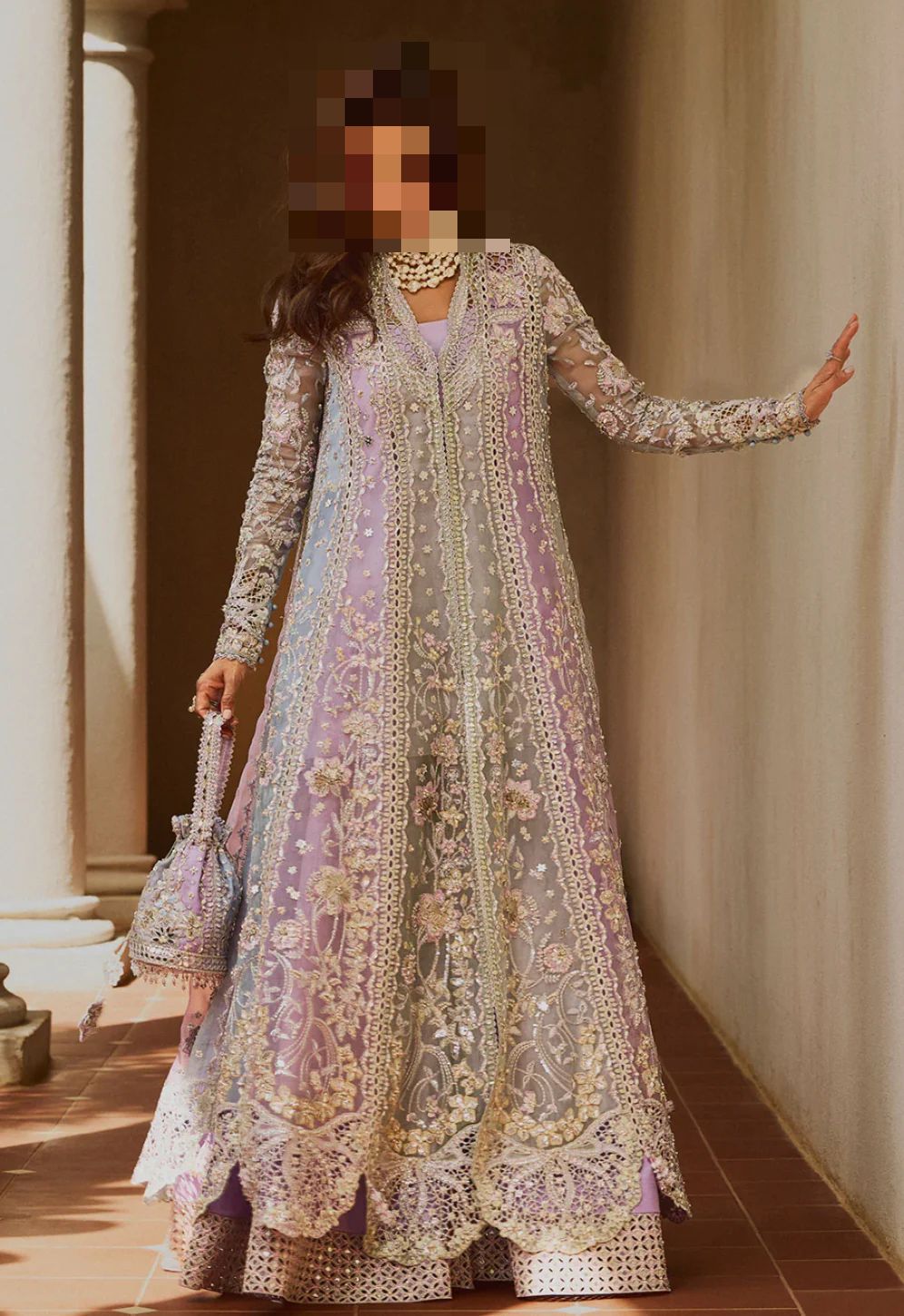 Fatima’s Lavender Lilac Party Dress