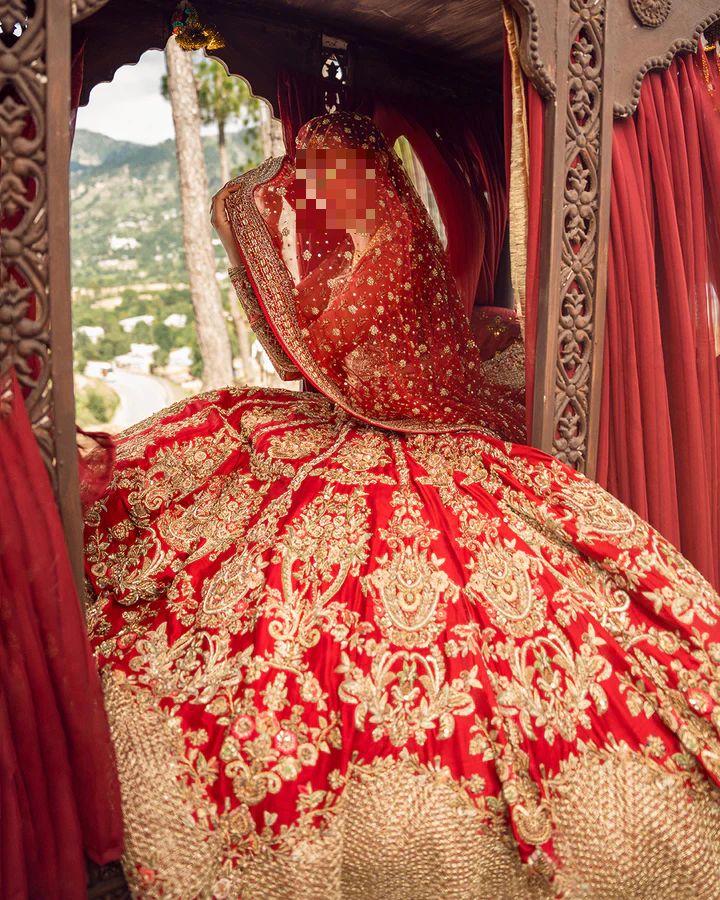Fatima’s Royal Red Wedding Dress