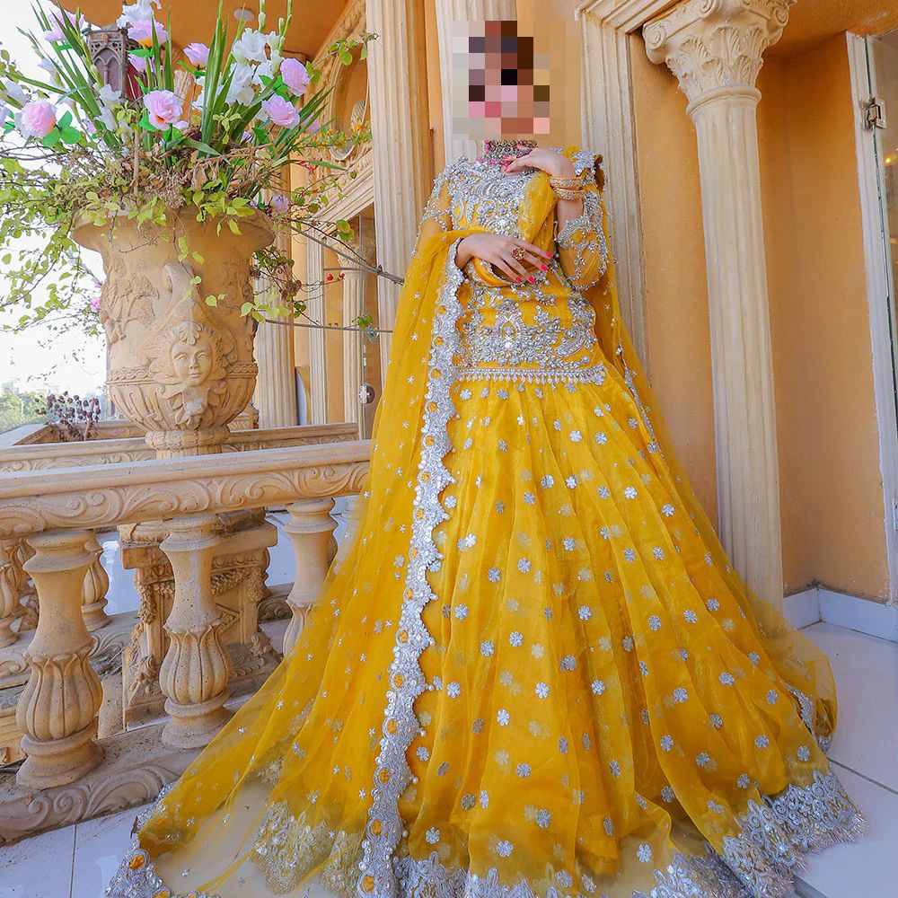 Fatima’s Marigold Gold Wedding Dress