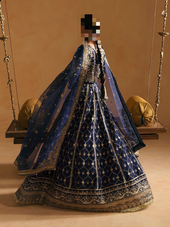 Fatima’s Midnight Blue Wedding Dress