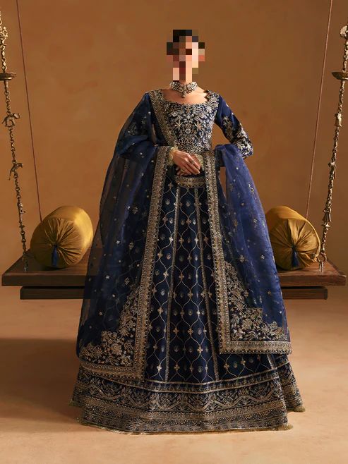 Fatima’s Midnight Blue Wedding Dress