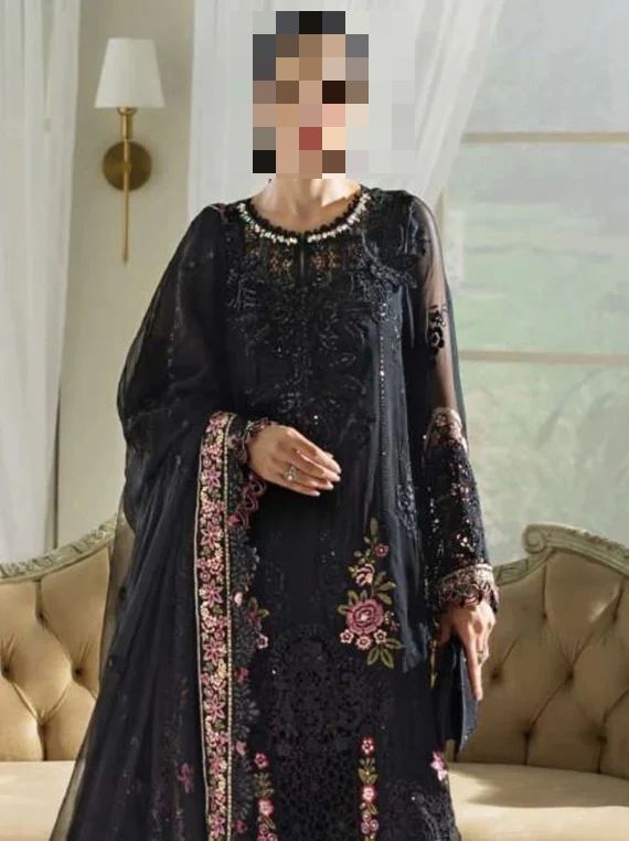 Fatima’s Midnight Noir Party Dress