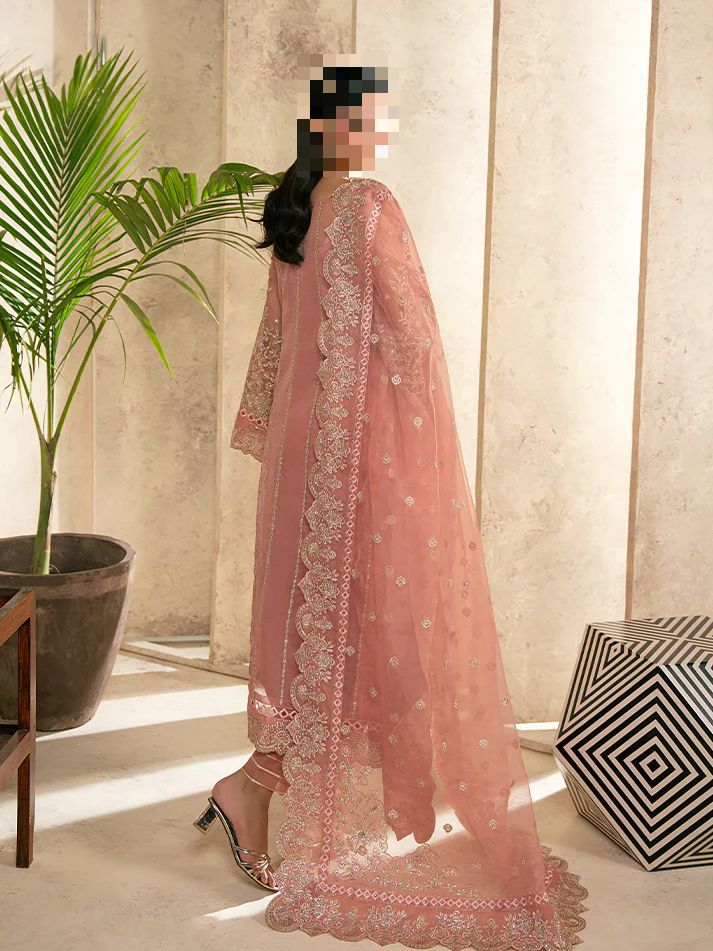 Fatima’s Muted Blush Pink Wedding Dress