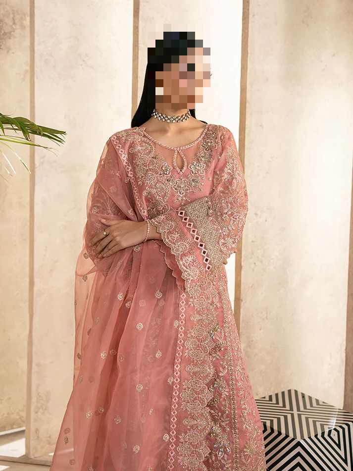 Fatima’s Muted Blush Pink Wedding Dress