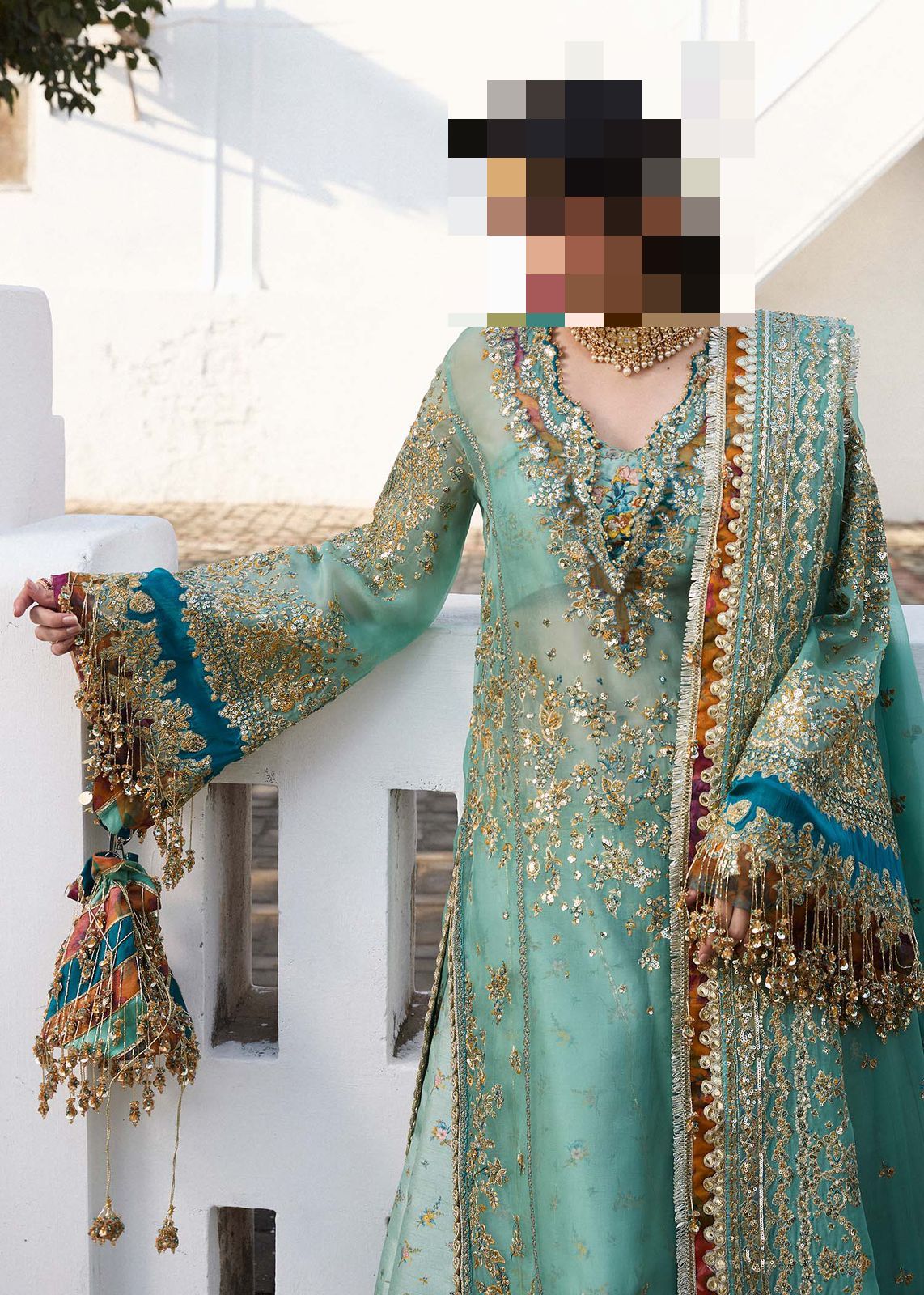 Fatima’s Ocean Pearl Party Dress
