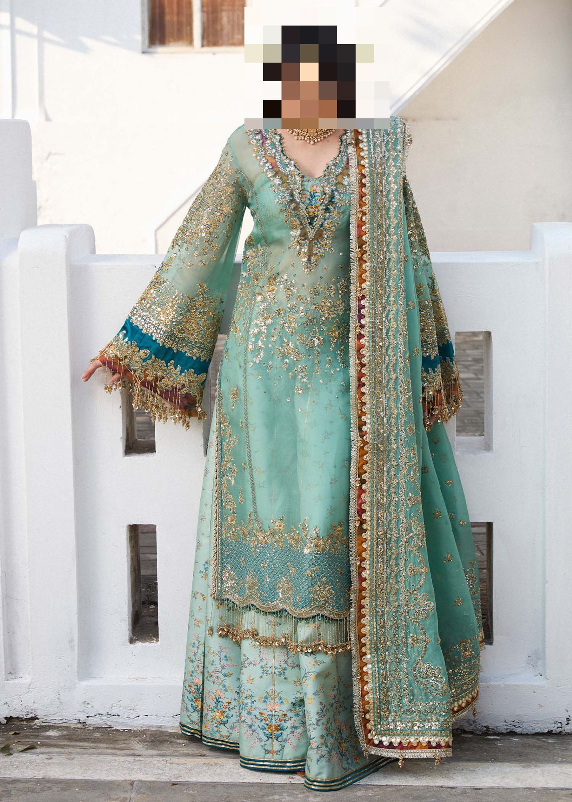 Fatima’s Ocean Pearl Party Dress