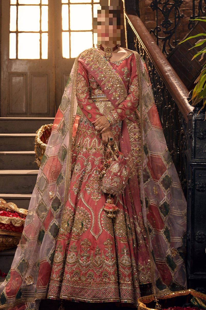 Fatima’s Opulent Deep Rose Party Dress