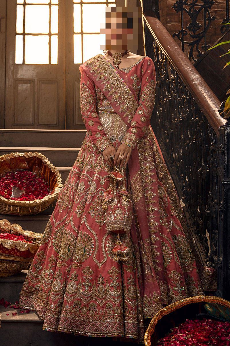 Fatima’s Opulent Deep Rose Party Dress