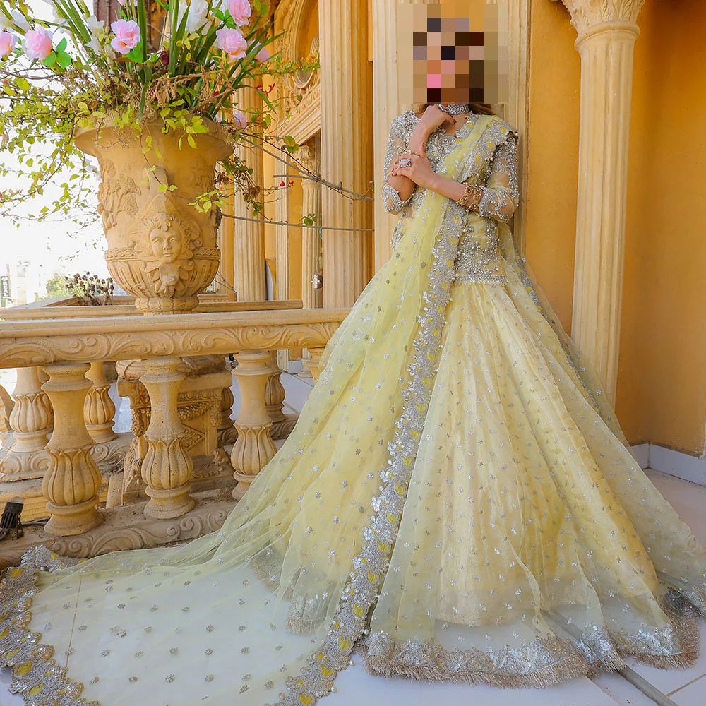 Fatima’s Pastel Yellow Wedding Dress