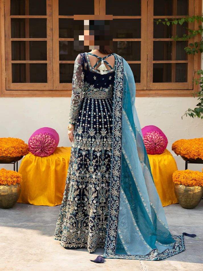 Fatima’s Peacock Blue Wedding Dress