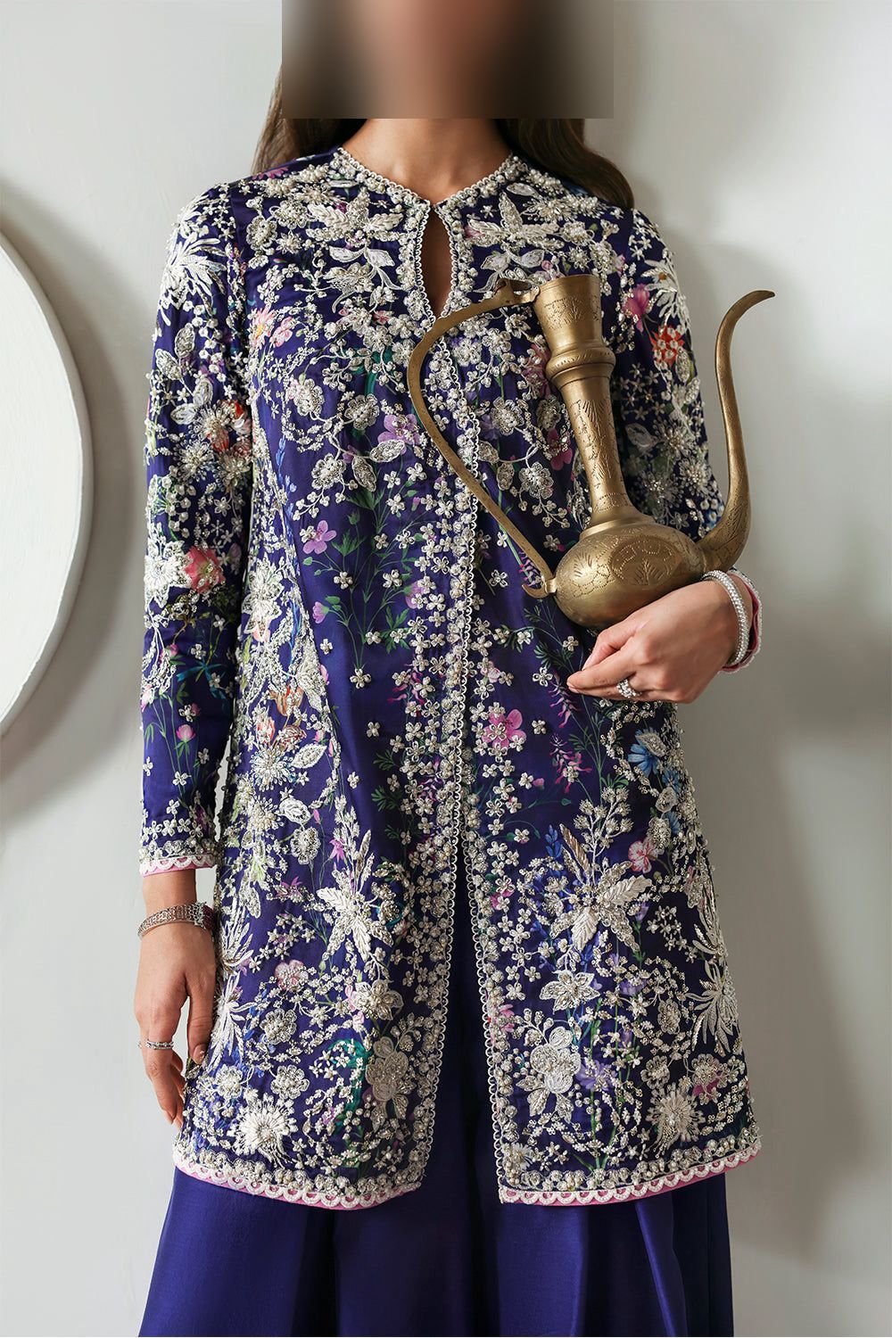 Fatima's Plum Lavender Party Dress