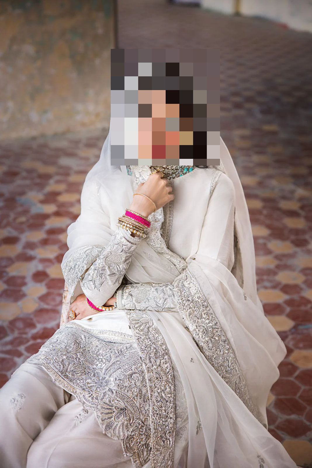 Fatima’s Pure White Party Dress