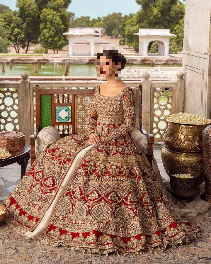 Fatima’s Regal Ivory Bridal Dress