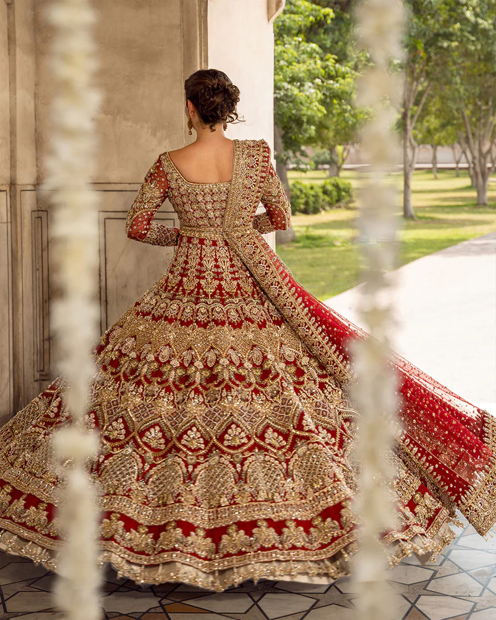 Fatima’s Regal Ivory Bridal Dress