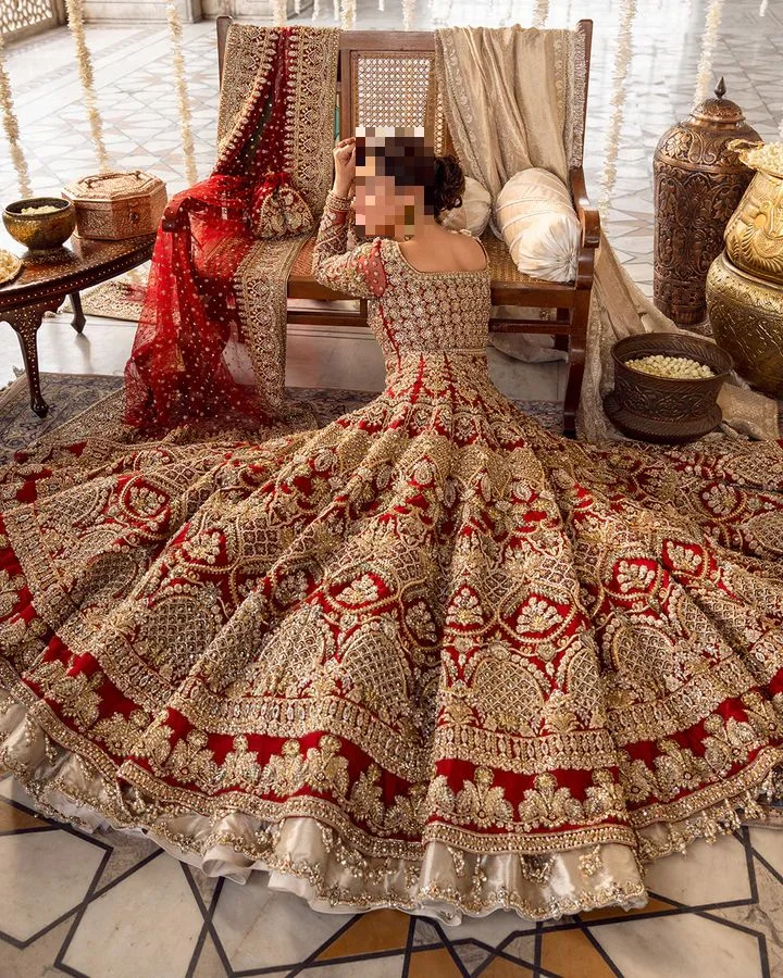 Fatima’s Regal Ivory Bridal Dress