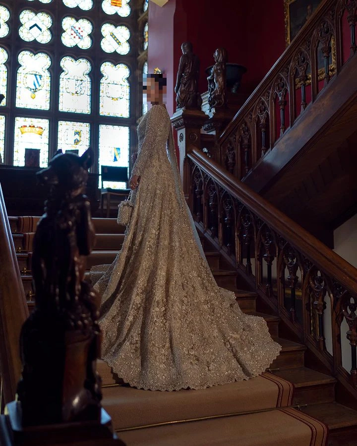 Fatima’s Regal Red Bridal Dress
