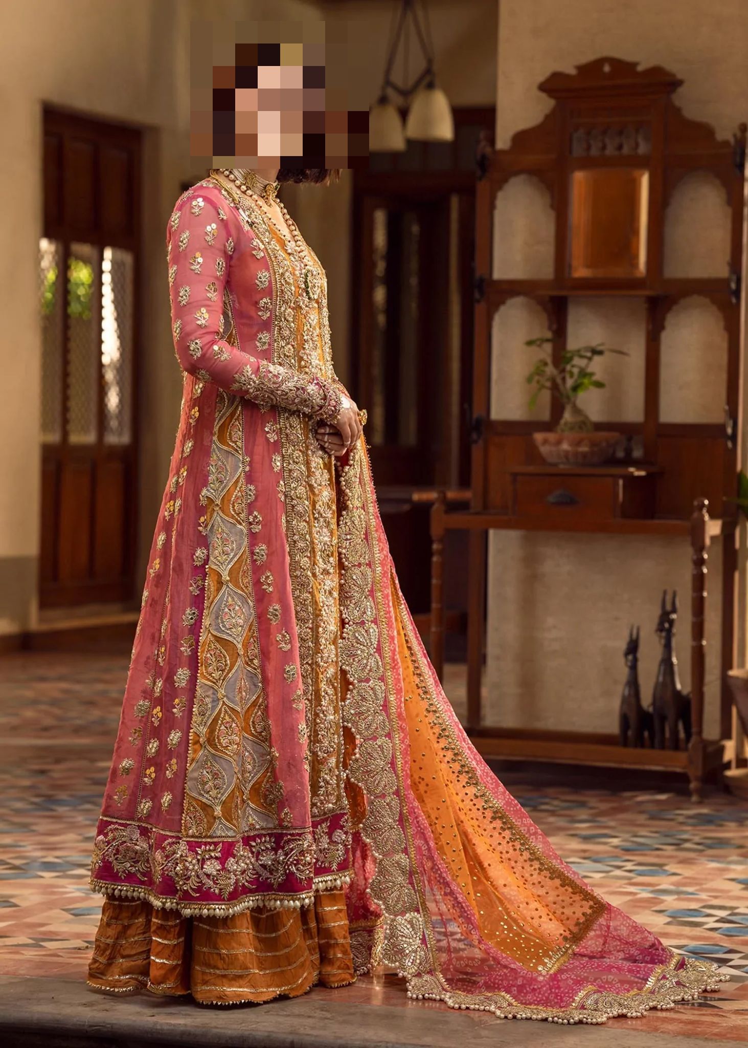 Fatima’s Rosy Ember Party Dress