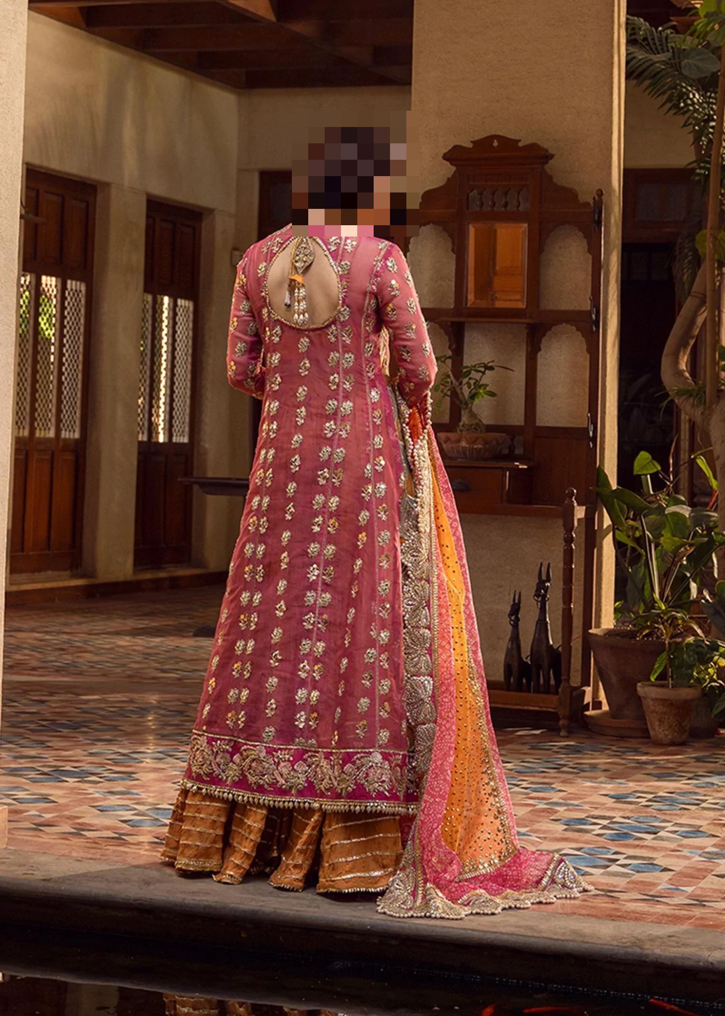Fatima’s Rosy Ember Party Dress