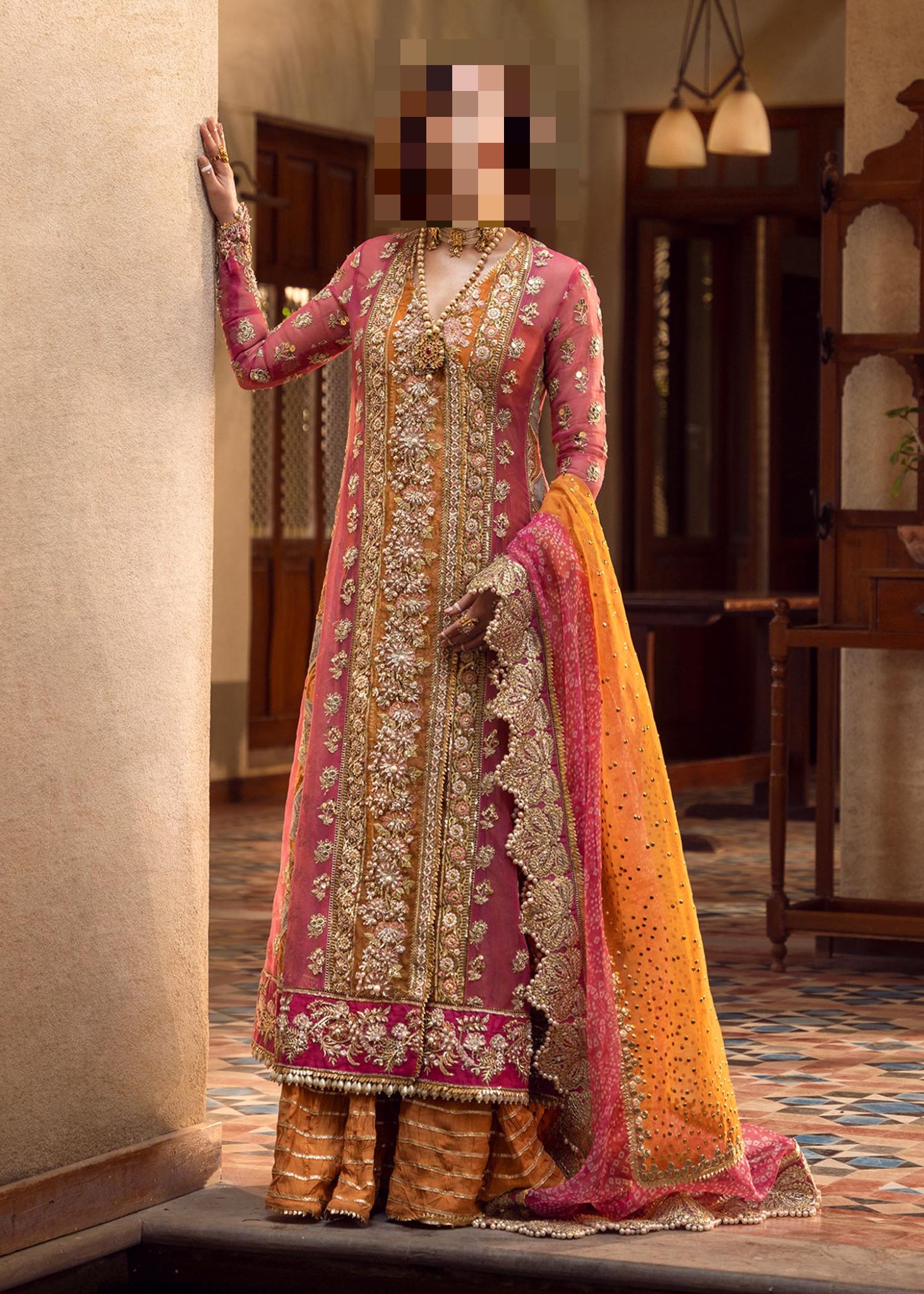 Fatima’s Rosy Ember Party Dress