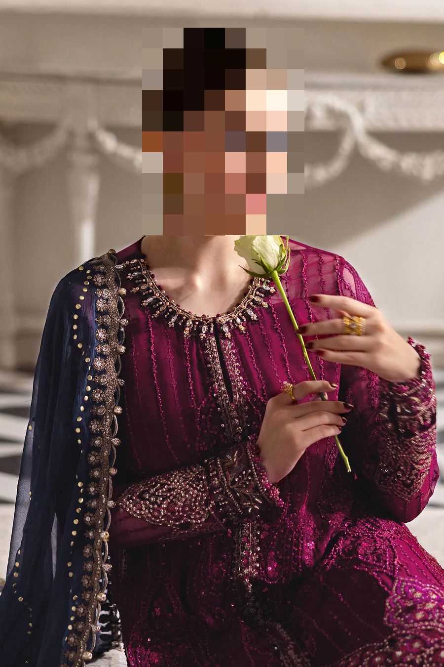 Fatima’s Royal Berry Party Dress