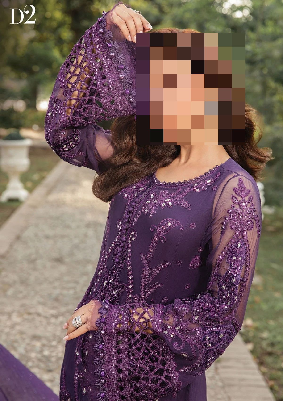 Fatima’s Royal Purple Party Dress