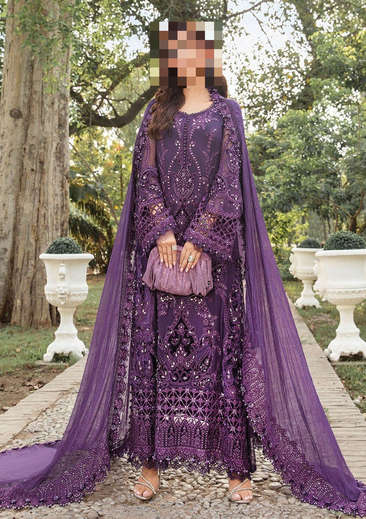 Fatima’s Royal Purple Party Dress